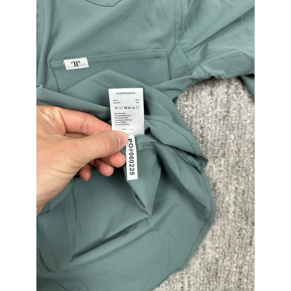 Ferrell Women's Small Teal/Green Western Pearl Snap Shirt NWT Long Sleeve Rodeo